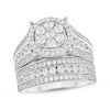 Thumbnail Image 1 of Multi-Diamond Center Bridal Set 1-7/8 ct tw 10K White Gold