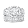 Thumbnail Image 3 of Multi-Diamond Center Bridal Set 1-7/8 ct tw 10K White Gold