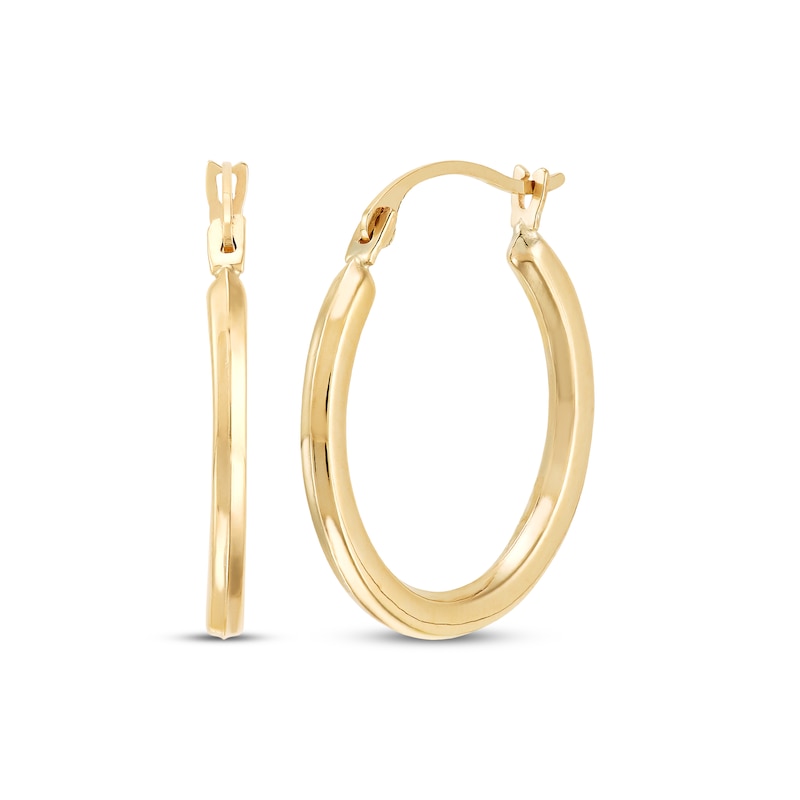 Main Image 3 of Polished & Rope Twist Hoop Earrings Gift Set 14K Yellow Gold