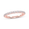 Thumbnail Image 1 of Alternating Size Diamond Anniversary Ring 1/4 ct tw 14K Rose Gold