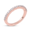 Thumbnail Image 2 of Alternating Size Diamond Anniversary Ring 1/4 ct tw 14K Rose Gold