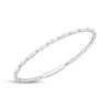 Thumbnail Image 2 of Diamond & Bar Link Flex Bangle Bracelet 1/5 ct tw Sterling Silver 7&quot;