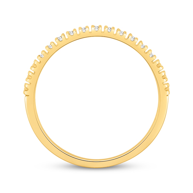 Main Image 3 of Diamond Wedding Band 1/20 ct tw 10K Yellow Gold