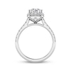 Thumbnail Image 2 of Lab-Grown Diamonds by KAY Engagement Ring 1-7/8 ct tw Round-cut 14K White Gold