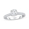 Thumbnail Image 0 of Lab-Grown Diamonds by KAY Engagement Ring 1-1/2 ct tw Round-cut 14K White Gold