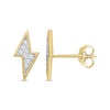 Thumbnail Image 0 of Men's Diamond Lightning Bolt Stud Earrings 1/4 ct tw 10K Yellow Gold