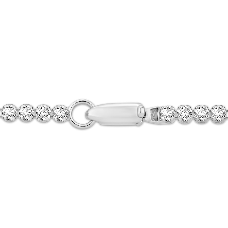 Main Image 3 of Lab-Grown Diamonds by KAY Tennis Bracelet 2-1/4 ct tw 14K White Gold 7&quot;