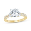 Thumbnail Image 1 of Monique Lhuillier Bliss Round-Cut Lab-Grown Diamond Engagement Ring 2 ct tw 18K Yellow Gold