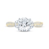 Thumbnail Image 4 of Monique Lhuillier Bliss Round-Cut Lab-Grown Diamond Engagement Ring 2 ct tw 18K Yellow Gold