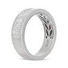 Thumbnail Image 1 of Men's Neil Lane Artistry Baguette-Cut Lab-Created Diamond Wedding Band 1-1/2 ct tw 14K White Gold