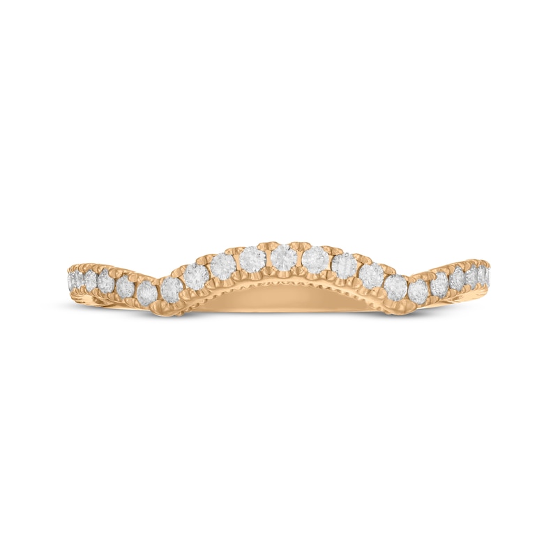 Main Image 10 of Neil Lane Artistry Lab-Grown Diamond Contour Wedding Band 1/4 ct tw 14K Yellow Gold