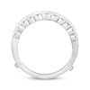 Thumbnail Image 2 of Blue Sapphire & Diamond Enhancer Ring 1/5 ct tw 14K White Gold