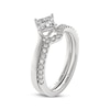 Thumbnail Image 2 of THE LEO Diamond Princess-Cut Bridal Set 3/4 ct tw 14K White Gold