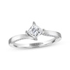 Thumbnail Image 1 of THE LEO Diamond Princess-Cut Twist Engagement Ring 5/8 ct tw 14K White Gold