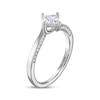 Thumbnail Image 2 of THE LEO Diamond Princess-Cut Twist Engagement Ring 5/8 ct tw 14K White Gold