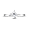 Thumbnail Image 3 of THE LEO Diamond Princess-Cut Twist Engagement Ring 5/8 ct tw 14K White Gold