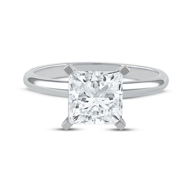 The Golden Thread Solitaire - Thin Engagement Ring