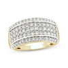 Thumbnail Image 1 of Multi-Row Diamond Anniversary Ring 1 ct tw 14K Yellow Gold