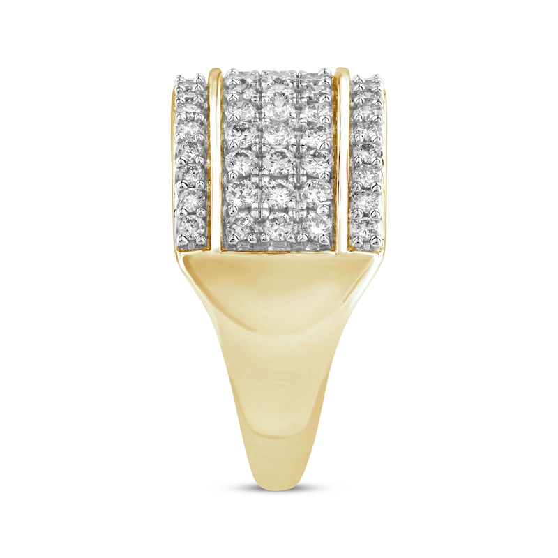 Main Image 2 of Multi-Row Diamond Anniversary Ring 1 ct tw 14K Yellow Gold