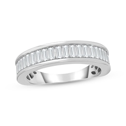 Lab-Grown Diamonds by KAY Baguette-Cut Ring 1 ct tw 10K White Gold