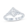 Thumbnail Image 1 of Monique Lhuillier Bliss Diamond Engagement Ring 1-1/8 ct tw Marquise & Round-cut 18K White Gold