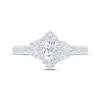 Thumbnail Image 4 of Monique Lhuillier Bliss Diamond Engagement Ring 1-1/8 ct tw Marquise & Round-cut 18K White Gold