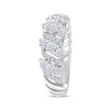 Thumbnail Image 2 of Diamond Curved Ring 1 ct tw 10K White Gold