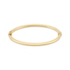 Thumbnail Image 1 of Hollow Polished Square Tube Bangle Bracelet 10K Yellow Gold 7&quot;