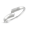 Thumbnail Image 2 of Bypass Open Bangle Bracelet Sterling Silver 6.75&quot;