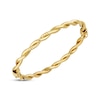 Thumbnail Image 2 of Polished Twist Bangle Bracelet 10K Yellow Gold