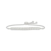 Thumbnail Image 1 of Diamond X-Link Bolo Bracelet 1/10 ct tw Sterling Silver