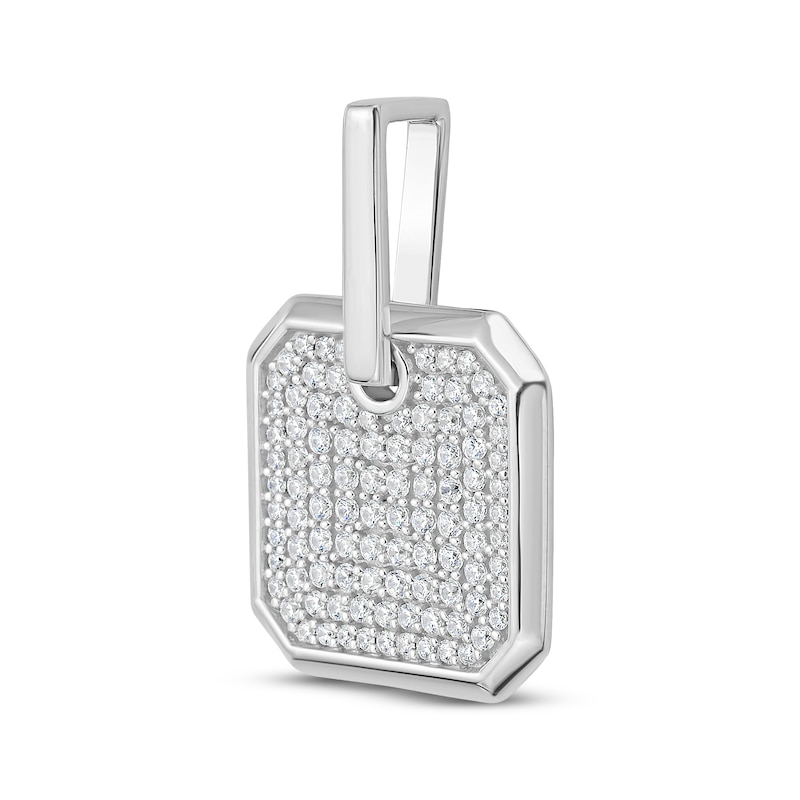 Main Image 2 of Multi-Diamond Polygon Charm 1 ct tw Sterling Silver