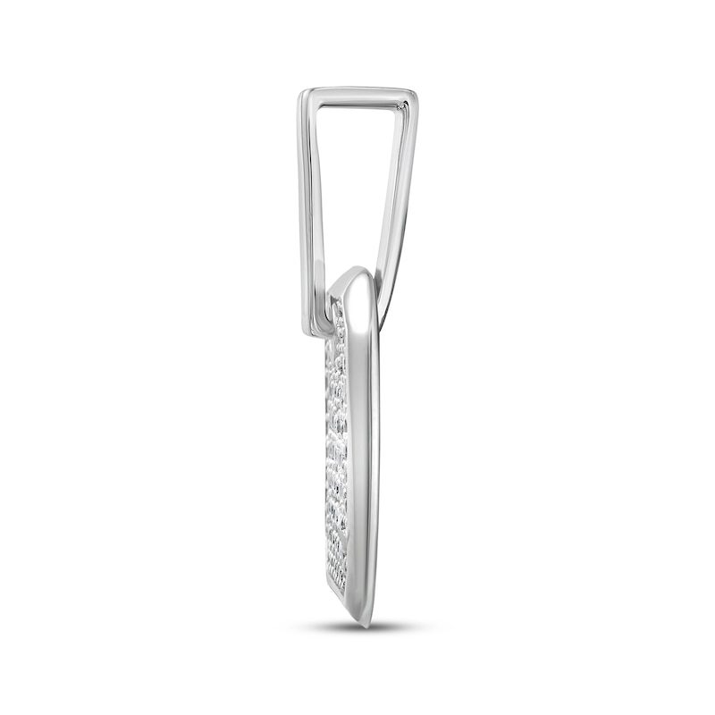 Main Image 3 of Multi-Diamond Polygon Charm 1 ct tw Sterling Silver