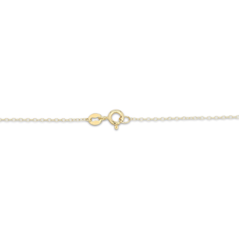 Main Image 4 of Disc Necklace 18K Yellow Gold-Plated Sterling Silver 18&quot;