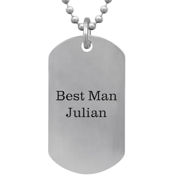 Men's Dog Tag Necklace