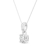 Thumbnail Image 2 of Diamond Solitaire Necklace 1/3 ct tw 14K White Gold 18&quot; (J/I1)