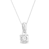 Thumbnail Image 3 of Diamond Solitaire Necklace 1/3 ct tw 14K White Gold 18&quot; (J/I1)