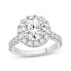 Thumbnail Image 0 of Lab-Grown Diamonds by KAY Round-Cut Halo Engagement Ring 3-3/4 ct tw 14K White Gold