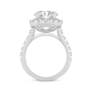 Lab-Created Diamonds by KAY Round-Cut Halo Engagement Ring 3-3/4 ct tw ...