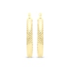 Thumbnail Image 2 of Italian Brilliance Diamond-Cut Hoop Earrings 14K Yellow Gold 20mm