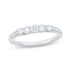 Thumbnail Image 1 of Diamond Five-Stone Graduated Anniversary Ring 1/2 ct tw 14K White Gold