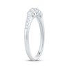 Thumbnail Image 2 of Diamond Five-Stone Graduated Anniversary Ring 1/2 ct tw 14K White Gold