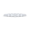 Thumbnail Image 3 of Diamond Five-Stone Graduated Anniversary Ring 1/2 ct tw 14K White Gold