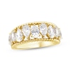 Thumbnail Image 1 of Threads of Love Pear-Shaped Lab-Grown Diamond Anniversary Ring 2 ct tw 14K Yellow Gold