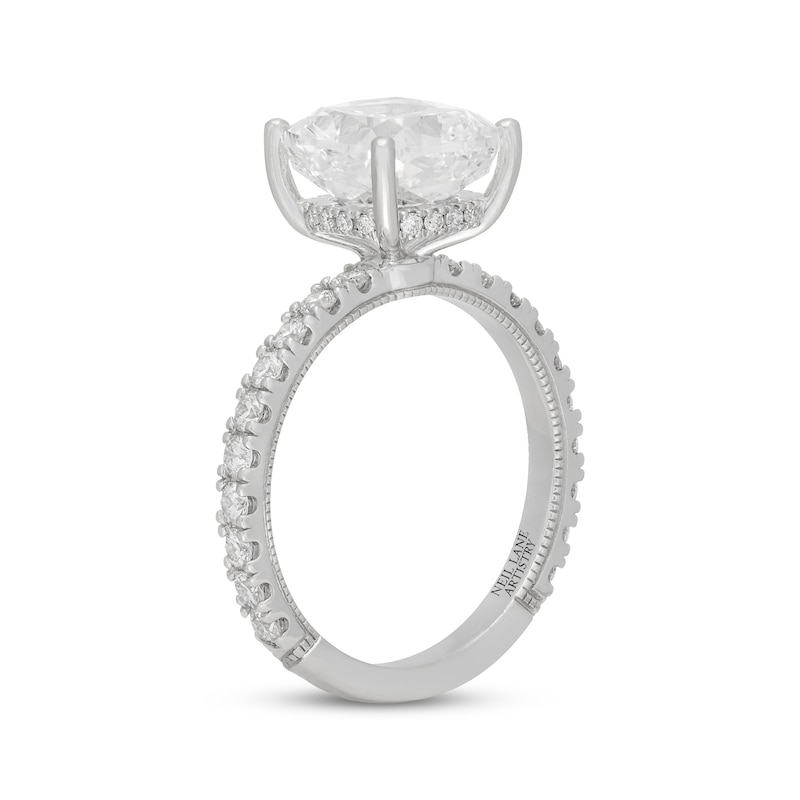 Neil Lane Artistry Cushion-Cut Lab-Created Diamond Engagement Ring 4-5/8 ct tw 14K White Gold