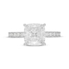 Thumbnail Image 2 of Neil Lane Artistry Cushion-Cut Lab-Created Diamond Engagement Ring 4-5/8 ct tw 14K White Gold