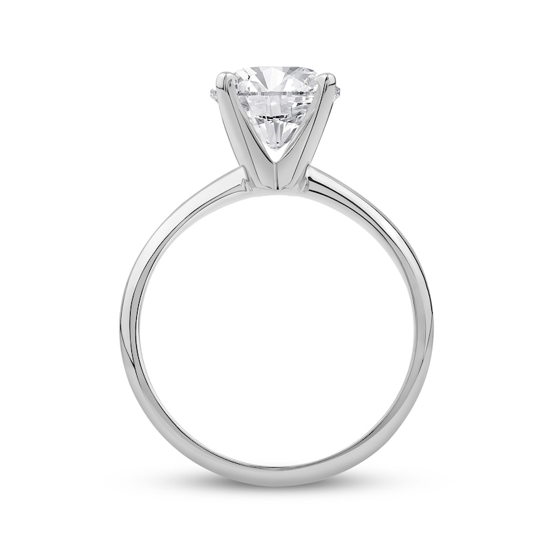 Lab-Grown Diamonds by KAY Round-Cut Solitaire Engagement Ring 2-1/4 ct tw 14K White Gold (I/SI2)