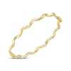 Thumbnail Image 2 of Wavy Bangle Bracelet 10K Yellow Gold