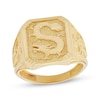 Thumbnail Image 1 of Men's Dragon Signet Ring 10K Yellow Gold