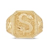 Thumbnail Image 4 of Men's Dragon Signet Ring 10K Yellow Gold